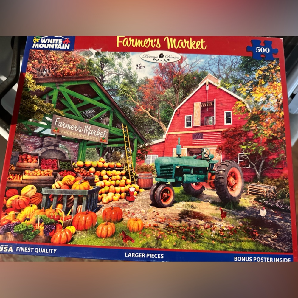 White Mountain 500 piece puzzle